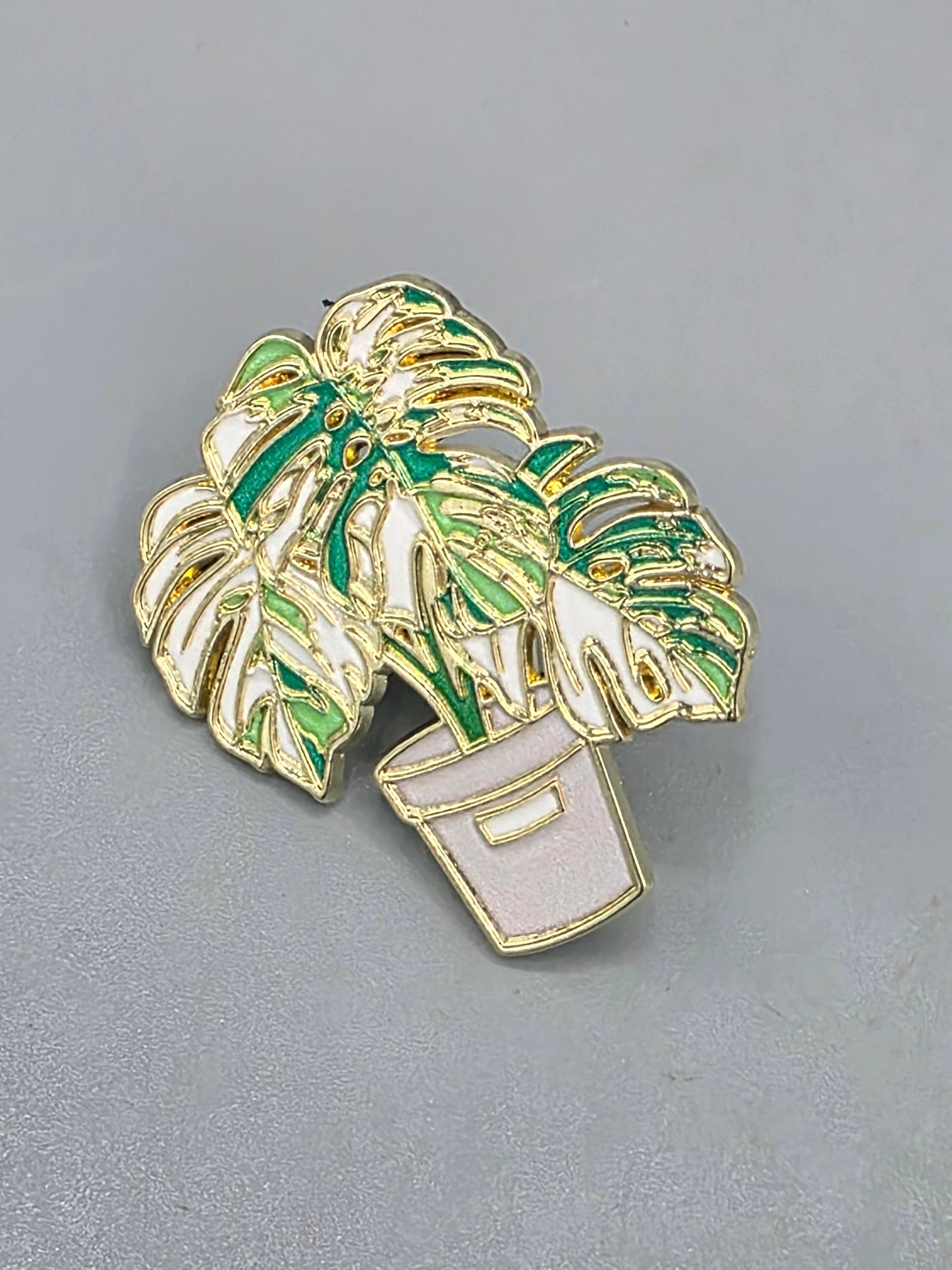 Variegated Monstera Pin